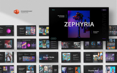 Zephyria - Creative Business Powerpoint-mall
