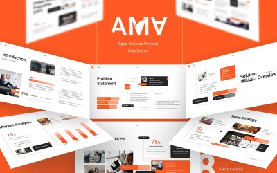 Ama - Digital Business Proposal Google Slides