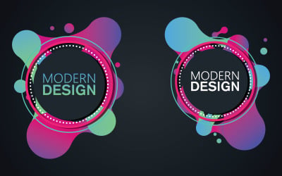 Art Deco frame for text Modern Art graphics for hipsters v.12