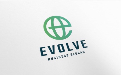Evolve Letter E Professioneel Logo