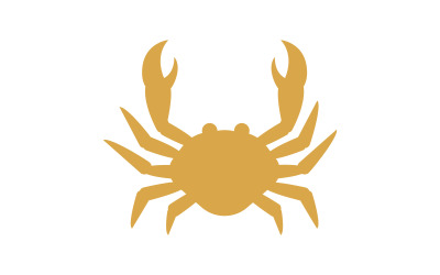 Krab vector icon logo ilustrace šablona návrhu v.5