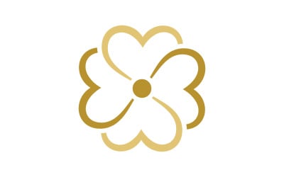 Beauty florist vector icon logo design template v.27