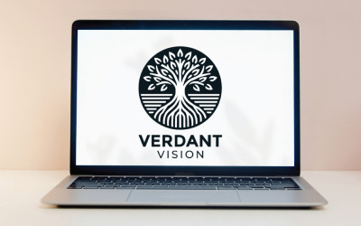 Design elegante e versatile del logo dell&amp;#39;albero per le aziende ambientali