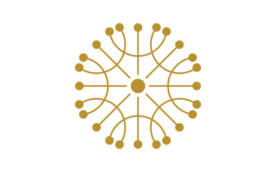Szablon projektu logo ikony wektorowej kwiaciarni piękności v.22