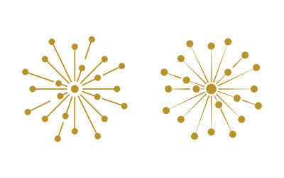 Szablon projektu logo ikony wektorowej kwiaciarni piękności v.23