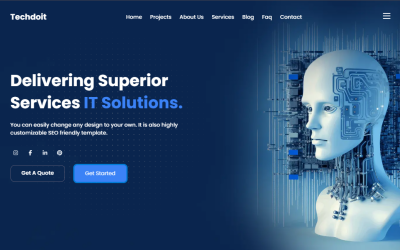 Techdoit - Soluzioni IT e tecnologia React e Nextjs Template