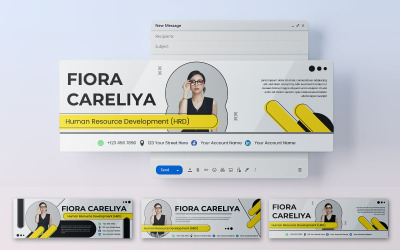 Modern Email Header Template 453