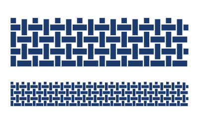 Tyg ikon logotyp design textil mall vektor illustration v.12