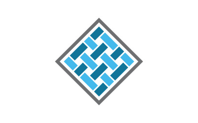 Tyg ikon logotyp design textil mall vektor illustration v.3