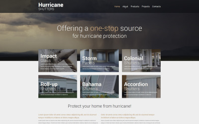 Home Remodeling Responsive Website-Vorlage