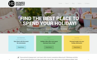 Modello di sito Web reattivo per agenzia immobiliare