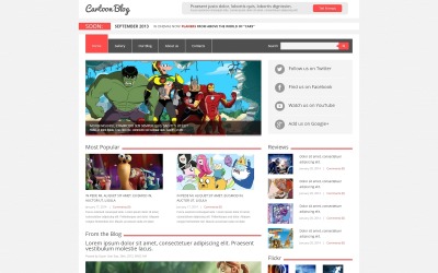Anime Heaven - Assista Anime Online e Notícias de Anime ou Modelo de Site  Responsivo de Blog