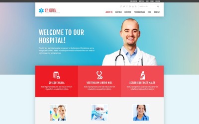 Responsive Joomla Vorlage für Ambulanz #48887