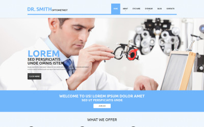 Responzivní WordPress motiv na téma Optometrista #48838