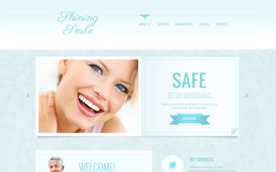 Template Siti Web Responsive #48808 per Un Sito di Odontoiatria