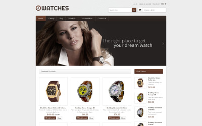 Thème Shopify réactif pour les montres