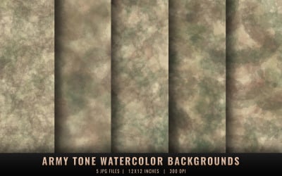 Army Tone Watercolor Backgrounds