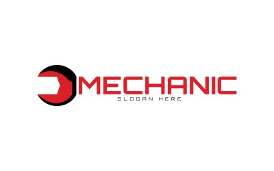Logo meccanico Modello di logo aziendale