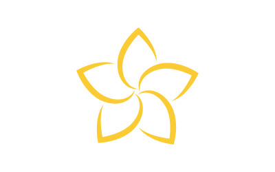 Ilustración de diseño de logotipo de icono de belleza con flores Plantilla v.7