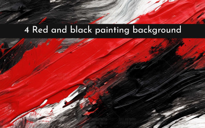 Um fundo de pintura vermelho e preto