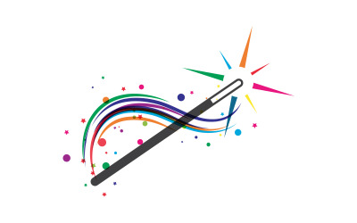 Magic show circus event logo icon illustration design template v.20