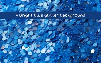 Bright blue glitter background