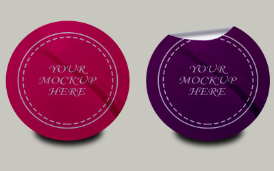 Sticker Mockup Template Design -10