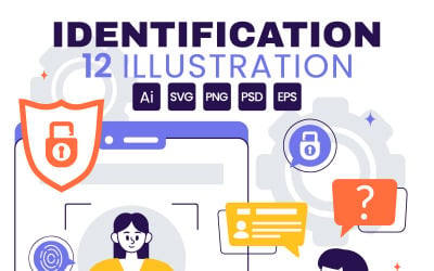 12 Identity Document Illustration
