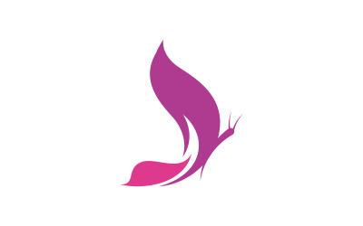 Шаблон дизайна логотипа Beauty Butterfly Vector v.10