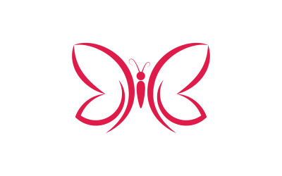 Шаблон дизайна логотипа Beauty Butterfly Vector v.20