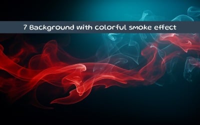 Background with colorful smoke effects