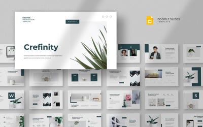 Crefinity – Minimalista, kreatív Google Diák sablon