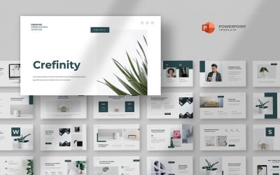 Crefinity – Minimalista kreatív Powerpoint sablon
