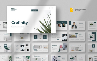 Crefinity – minimalistická kreativní šablona Prezentací Google
