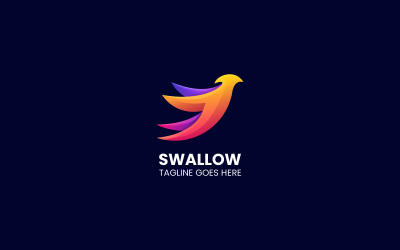Logo colorato sfumato Smallow