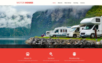 Camping Responsive Website Template