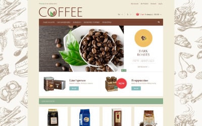 Motyw Cup of Coffee Magento