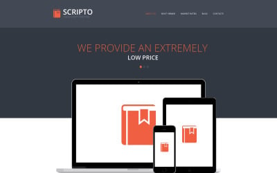 Software Company Responsive Website Template