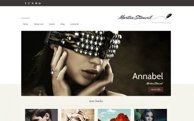 Thème WordPress réactif pour page personnelle