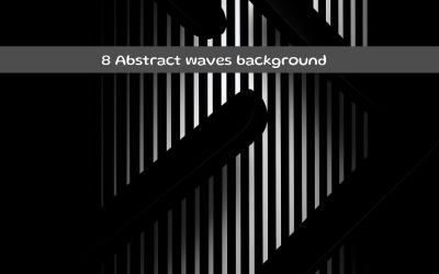 Abstract waves background AI image