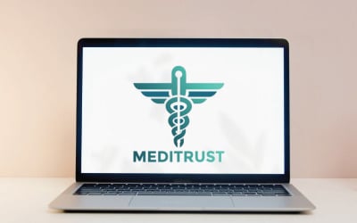 Modelo de logotipo médico versátil para médicos, farmácias e prestadores de cuidados