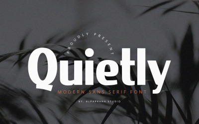 Quietly - Sans Serif Font