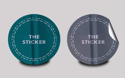 Sticker Mockup Template Design -15