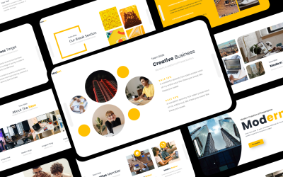 Modern - üzleti bemutató sablon