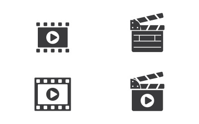 Film, Film, Kino, Vektor, Design, Abbildung, v.1