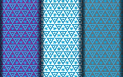Fully customize vector pattern design template.