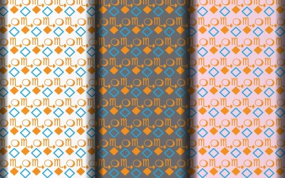 Nahtlose Muster-Designvorlage im Vektor-EPS-Stil.