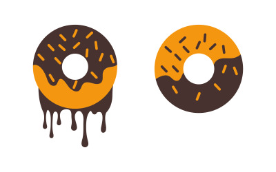 Bröd tårta vektor ikon design illustration mall v.6