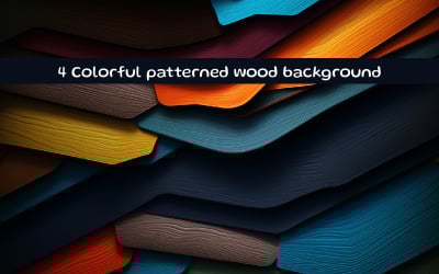 Colorful patterned wood background