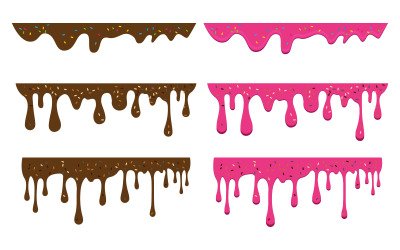 Pane Torta Icona vettoriale design illustrazione Modello v.2
